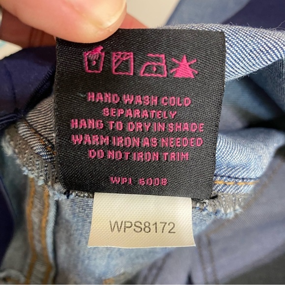 Rock & Roll Denim Skinny Mini High Rise Pull-On Skinny Jeans - Picture 3 of 8